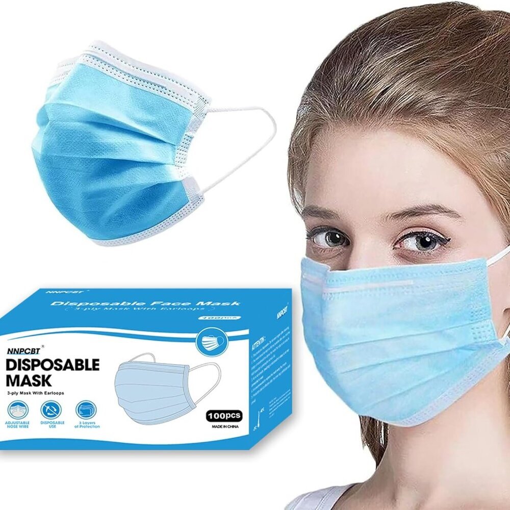 Blue Disposable Face Masks
